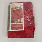Target Ruby Poinsettia red damask oval tablecloth 60x84