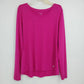 Tek Gear DryTek women's pink long sleeve athletic top