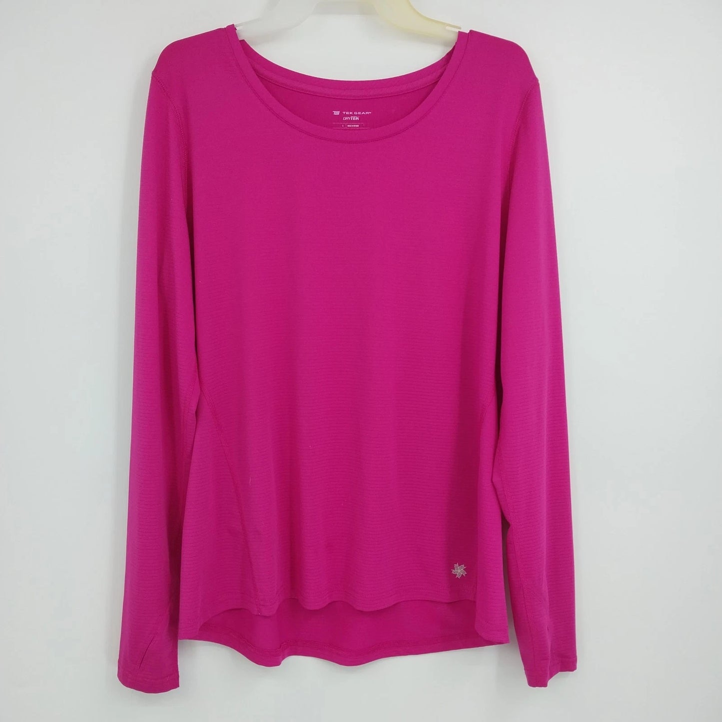 Tek Gear DryTek women's pink long sleeve athletic top