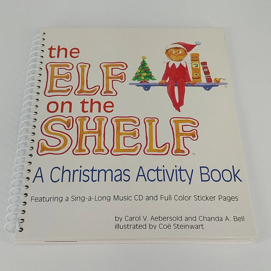 The Elf on the Shelf Christmas activity book with CD