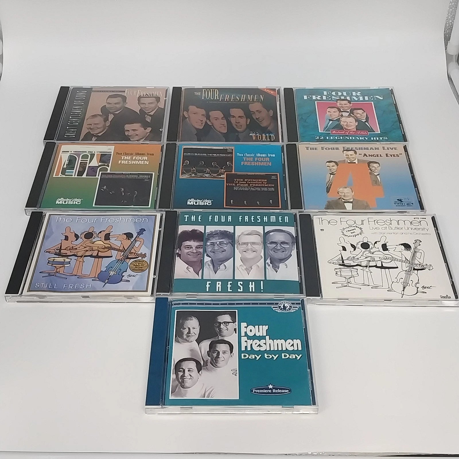 The Four Freshmen 10 CD vocal jazz collection in jewel cases