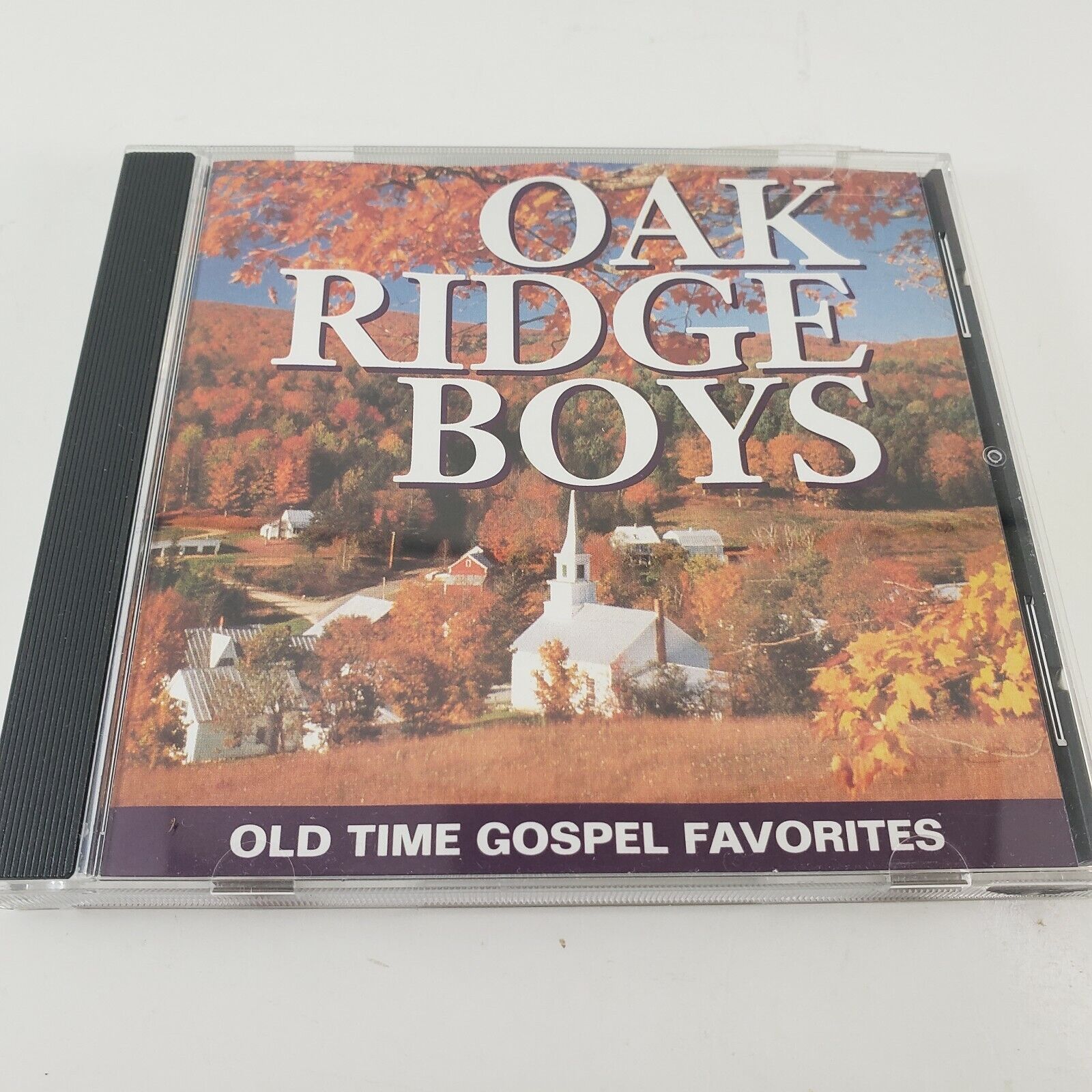 1996 CD Old Time Gospel Favorites by The Oak Ridge Boys on Curb Records gospel compilation album