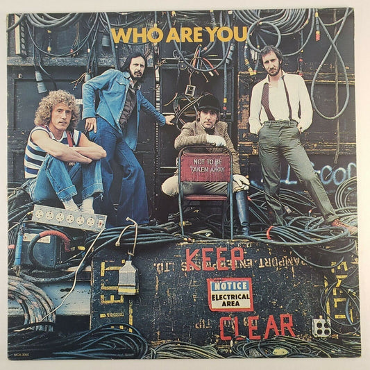 The Who Who Are You LP vinyl album MCA3050 with cover and inner sleeve