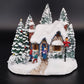 Thomas Kinkade lighted Christmas village cottage