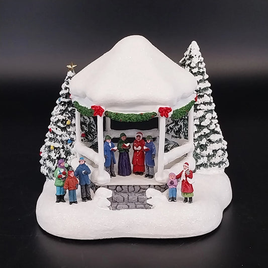 Thomas Kinkade Sweet Sounds Christmas gazebo