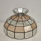 Tiffany style swag lamp shade stained glass multicolor