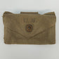 Vintage WWII U.S. Army khaki canvas Carlisle first aid bandage pouch