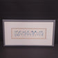 Framed Valerie Pfeiffer Budgies Galore bird watercolor art print