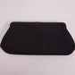 Vintage black structured clutch purse with gold faux stone clasp
