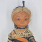Vintage Catalonia Spain souvenir doll wearing traditional folk attire with lace shawl and espadrilles