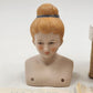 Vintage Empress Josephine porcelain doll kit with head, arms, legs, and pattern