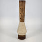 12 inch vintage wooden textile bobbin spool with beehive shape