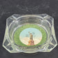 Vintage New York City Statue of Liberty glass ashtray
