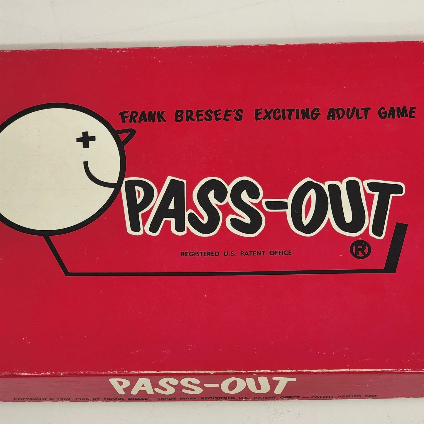 Vintage 1965 Pass Out adult drinking board game complete set
