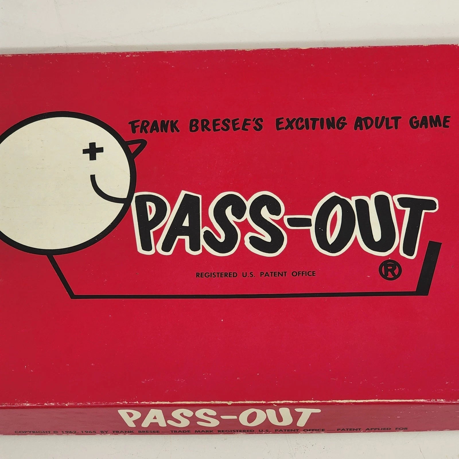 Vintage 1965 Pass Out adult drinking board game complete set