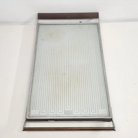 Vintage Salton Cosmopolitan H-132 electric food warmer glass tray