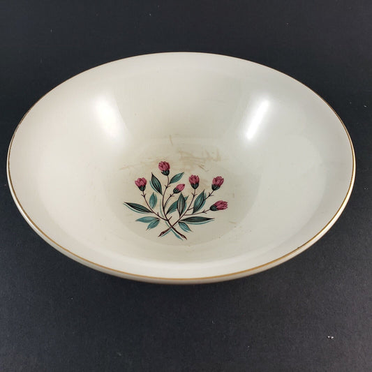 Wedgwood Pink Hope vegetable bowl gold rim