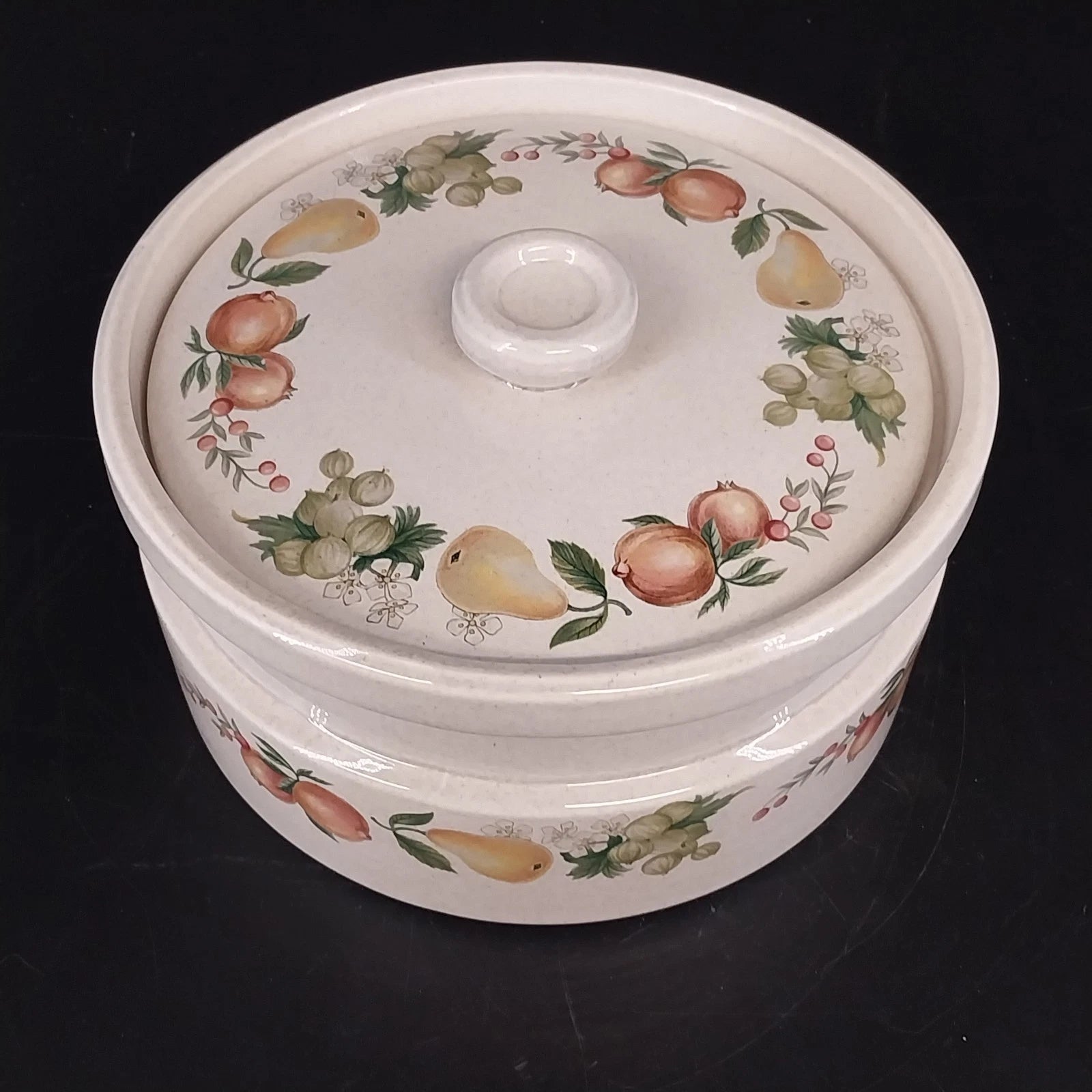 Vintage Wedgwood Quince covered casserole dish with lid