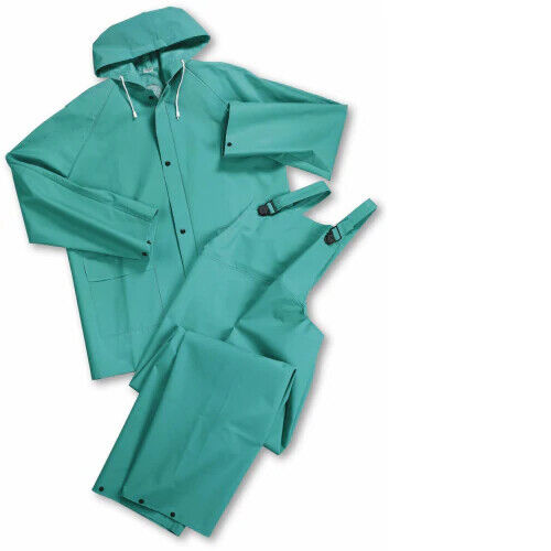 West Chester XL green PVC rain suit