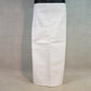 White Full Length Bistro BOH Apron 1 Patch Pocket 27" W x 31" L Fame Fabrics F24