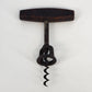 Antique Williamson's wood handle boot lever corkscrew opener
