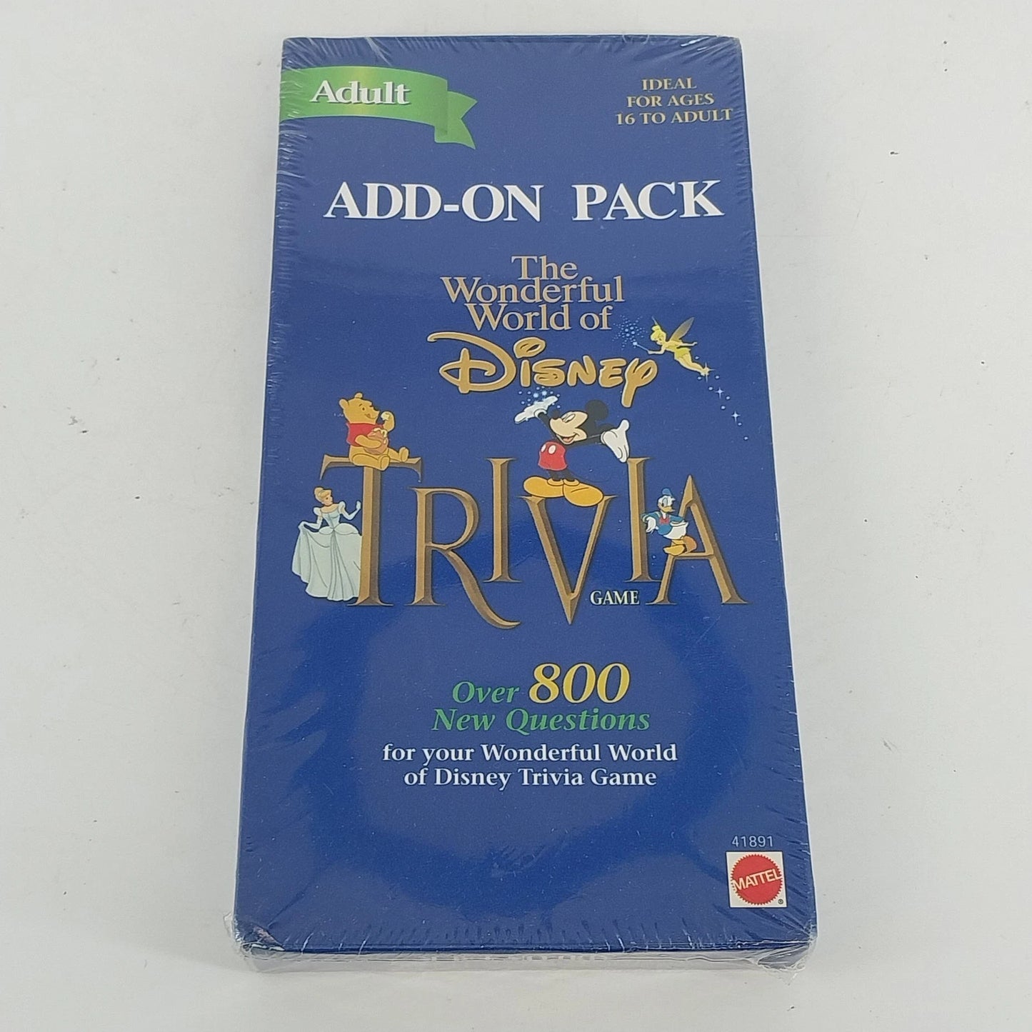 Disney Trivia Game Adult Add On Pack factory sealed 1997