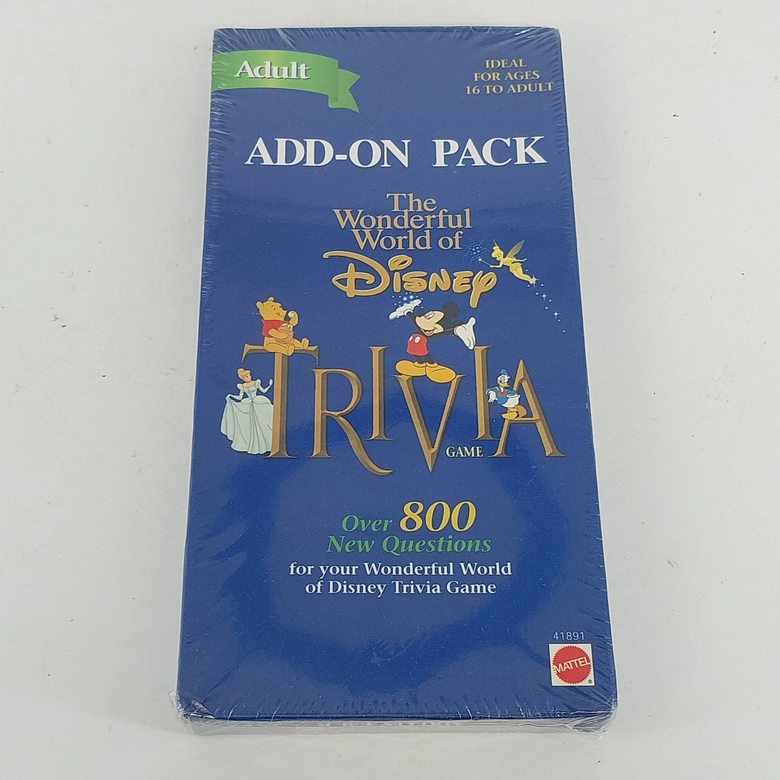 Disney Trivia Game Adult Add On Pack factory sealed 1997