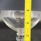 6 Anchor Hocking Bubble Foot Champagne Glasses 4" Mid Century Vintage Barware