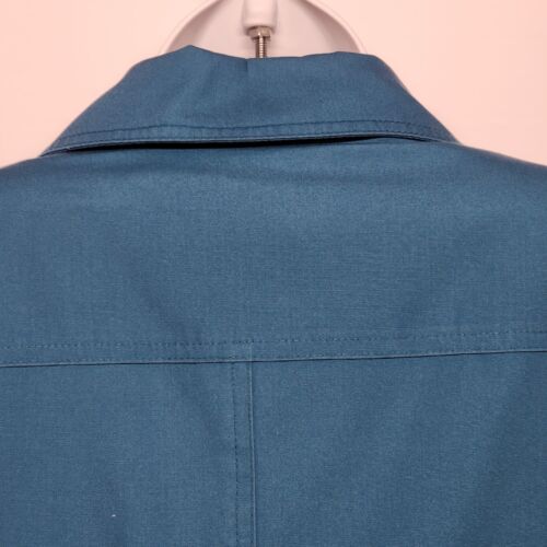 Towne From London Fog Women’s Trench Coat 6 Petite Blue Zip-out Lining Vintage