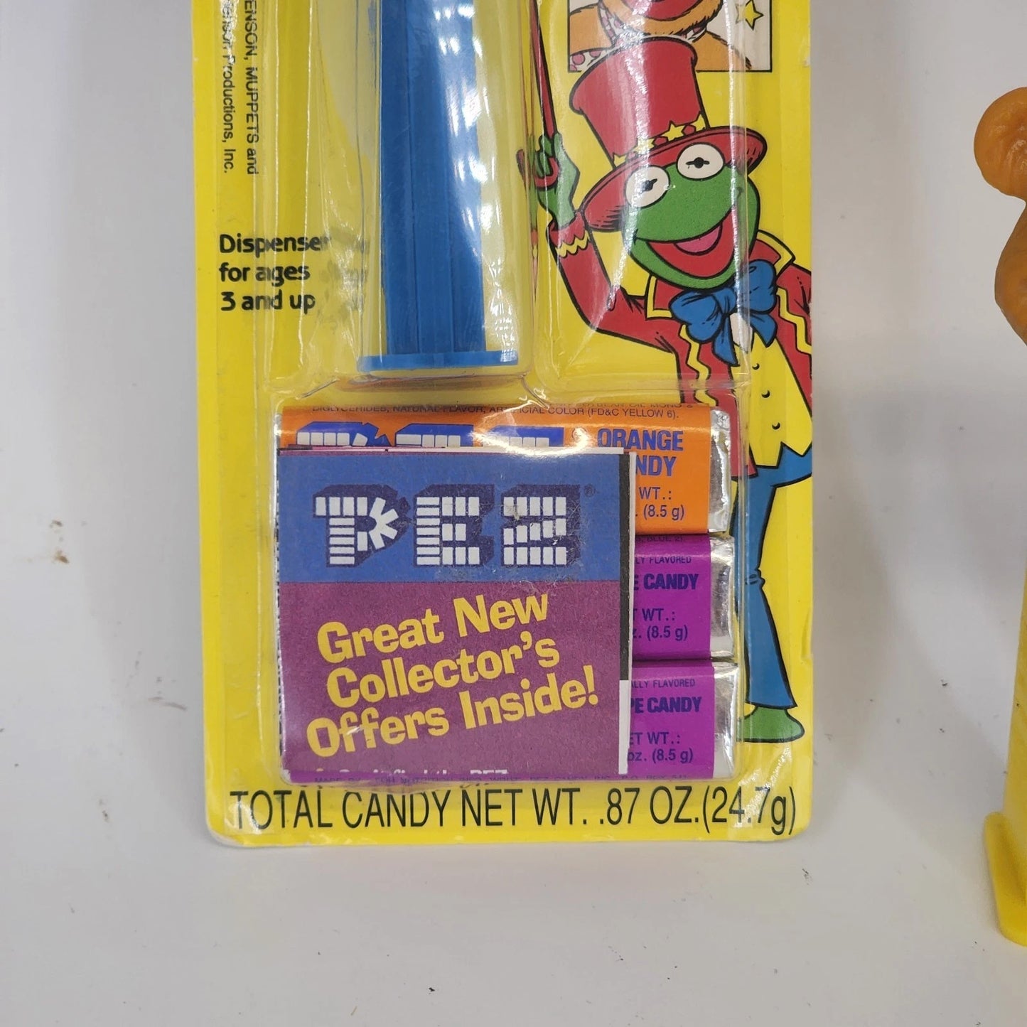 Vintage 1991 PEZ Muppet Show Dispenser Set Kermit Gonzo Piggy