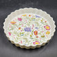 Avignon Toscany Fine China Pie Quiche Dish 10" Floral Pattern Japan Discontinued