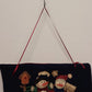 Christmas Advent Countdown Calendar Felt Snowman Family 24 Pocket Hanging Decor