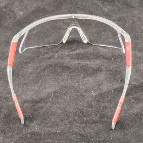ERB Iworx 15524 Safety Glasses Red Gray Clear Lens Z87.1 Plus