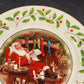 Lenox Holiday Cookie Plate Christmas Cookies for Santa Holly Berry Gold Rim 9.5"