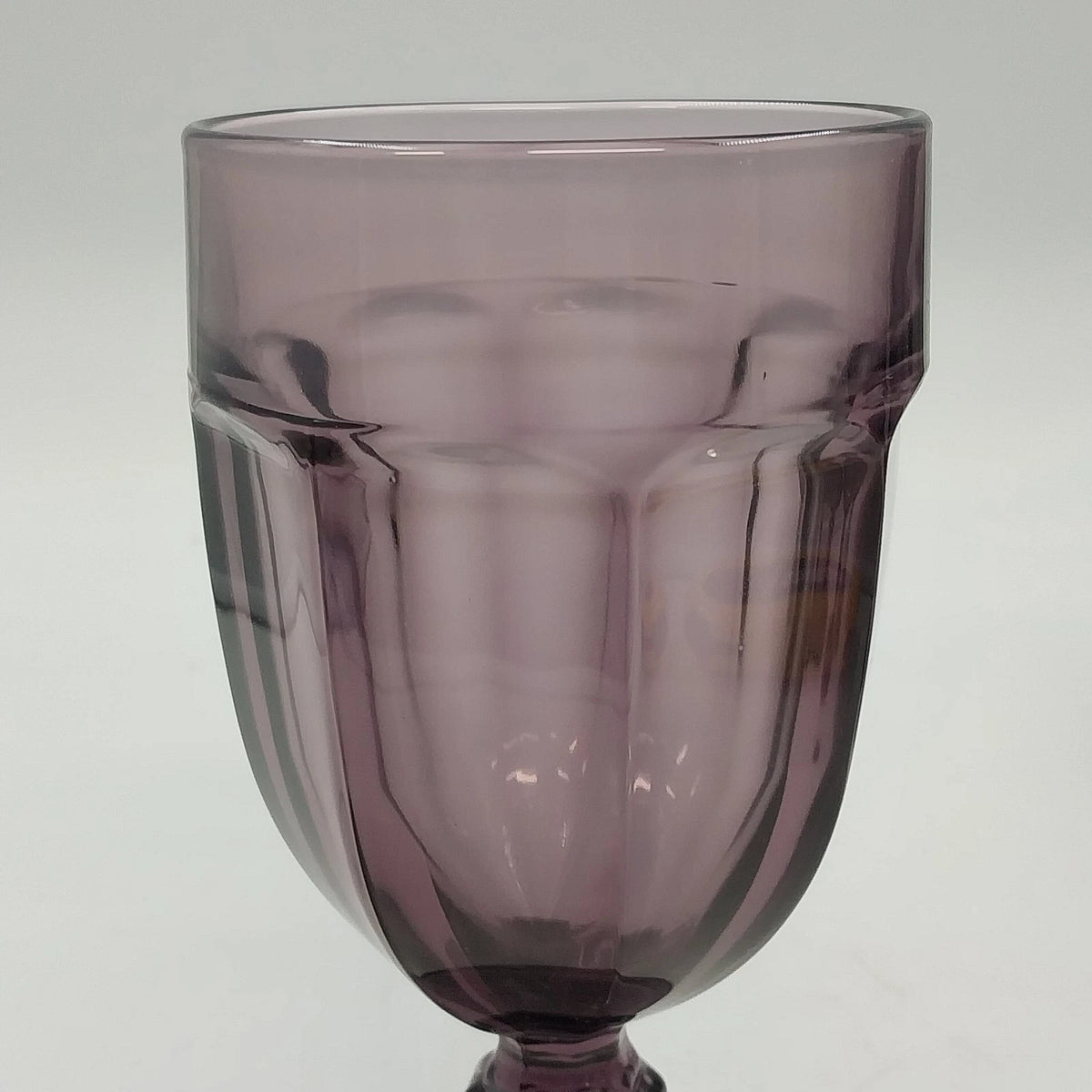 Libbey Fundamentals Classic Colorings Violet Glass Goblets 4 Pieces 16 oz Boxed