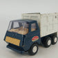 Tonka Mini Blue White Garbage Sanitation Truck Diecast Pressed Steel Vtg USA