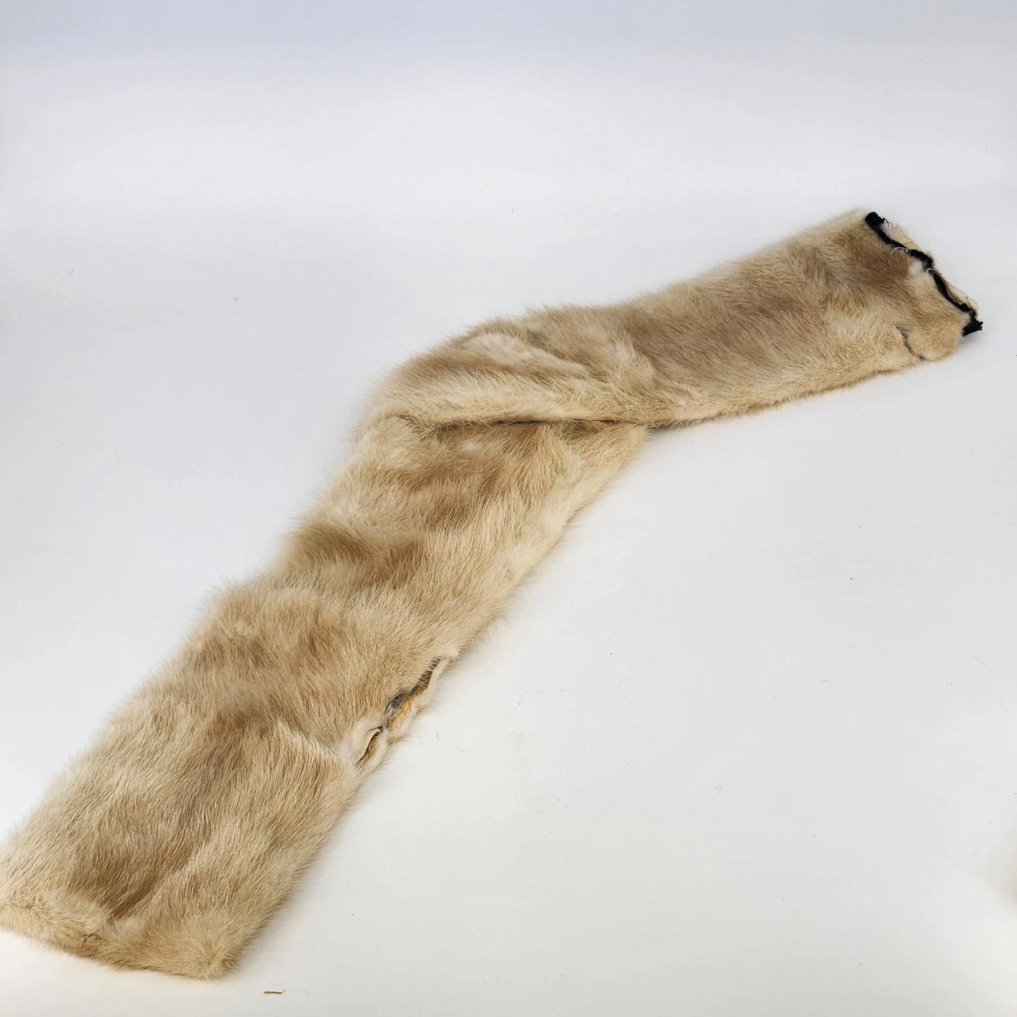 Vintage Real Fur Collar Trim Lot 3 Pc Mink Fox Craft Pieces