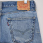 Levi’s 505 Men's Jeans 32x30 Heavily Distressed Classic Straight Leg Light Wash