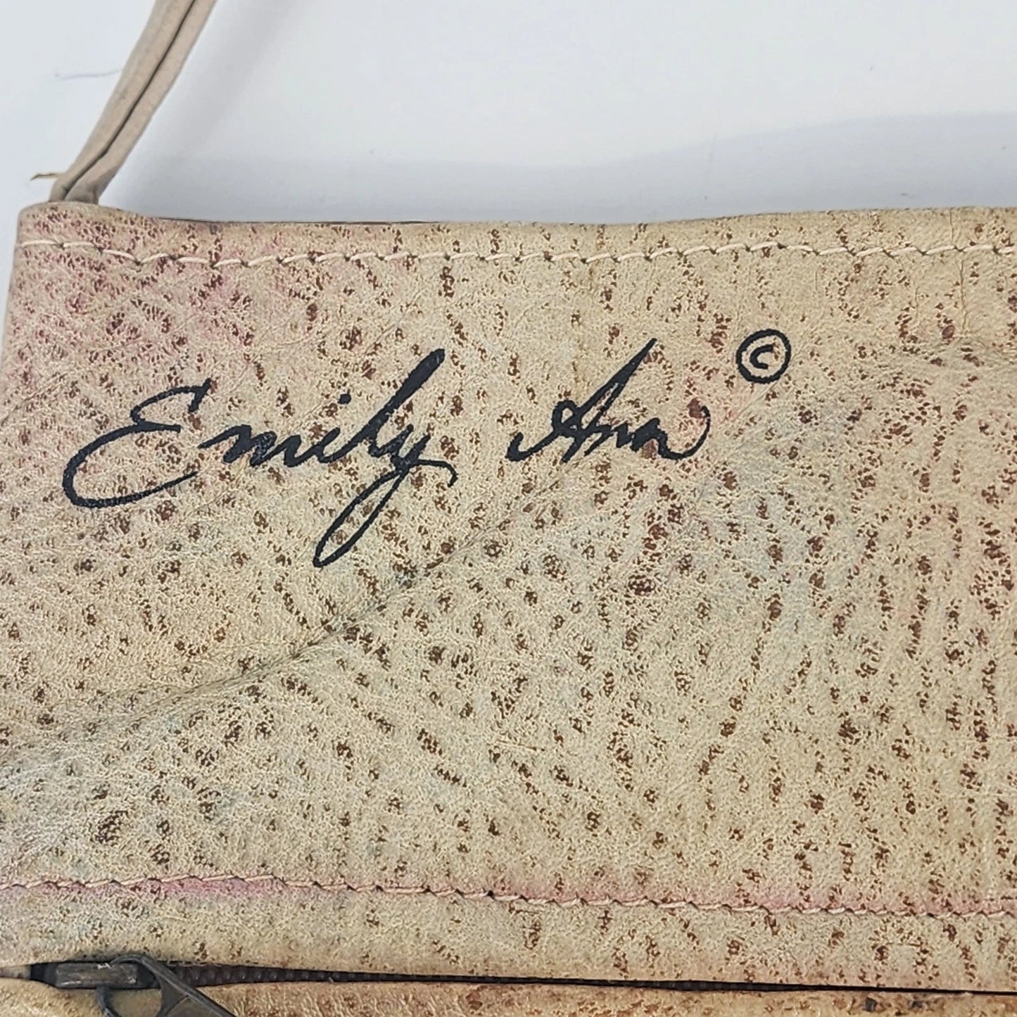 Emily Ann Hand Painted Leather Satchel Pretty Lady Boho Purse