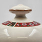 Charlton Hall Classic Traditions Christmas Teapot Ceramic 50 oz Holiday Design