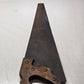 Warranted Superior 26" Crosscut Hand Saw Wheat Carved Wood Handle Vintage