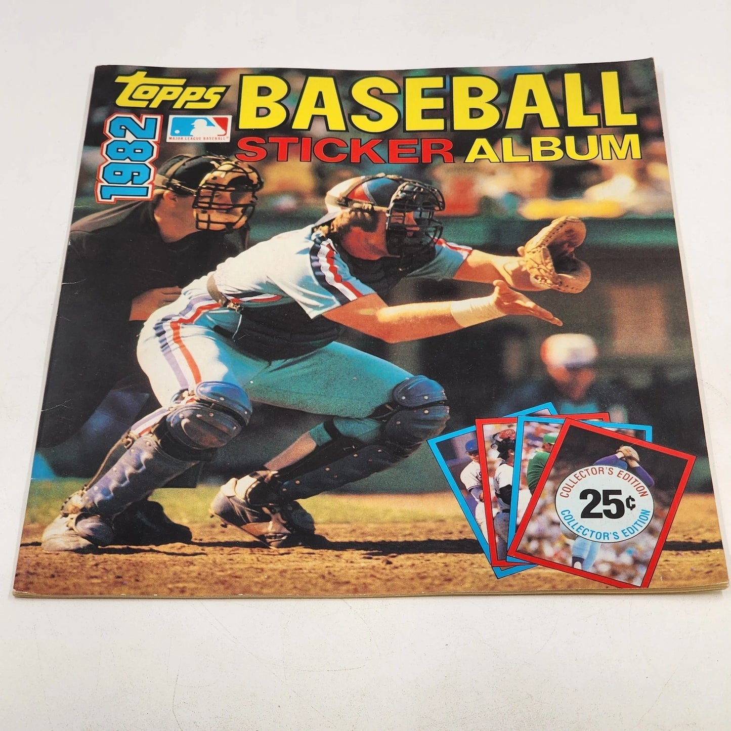1982 Topps Baseball Sticker Album Empty Never Used Gary Carter Cover Vintage