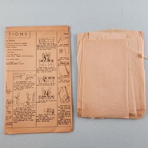 Hollywood 1011 Vintage Sewing Pattern 1940s Toddler Brother Sister Suit Size 2-6
