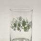 3 Corelle Callaway Green Ivy 6oz Glassware Juice Corning 4" USA