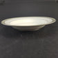 Mikasa Platinum Crown Soup Bowl L3428 Fine China 8.5" Silver Trim Vtg Thailand
