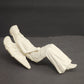 White Resin Angel Shelf Sitter Statue Indoor Outdoor Garden Decor