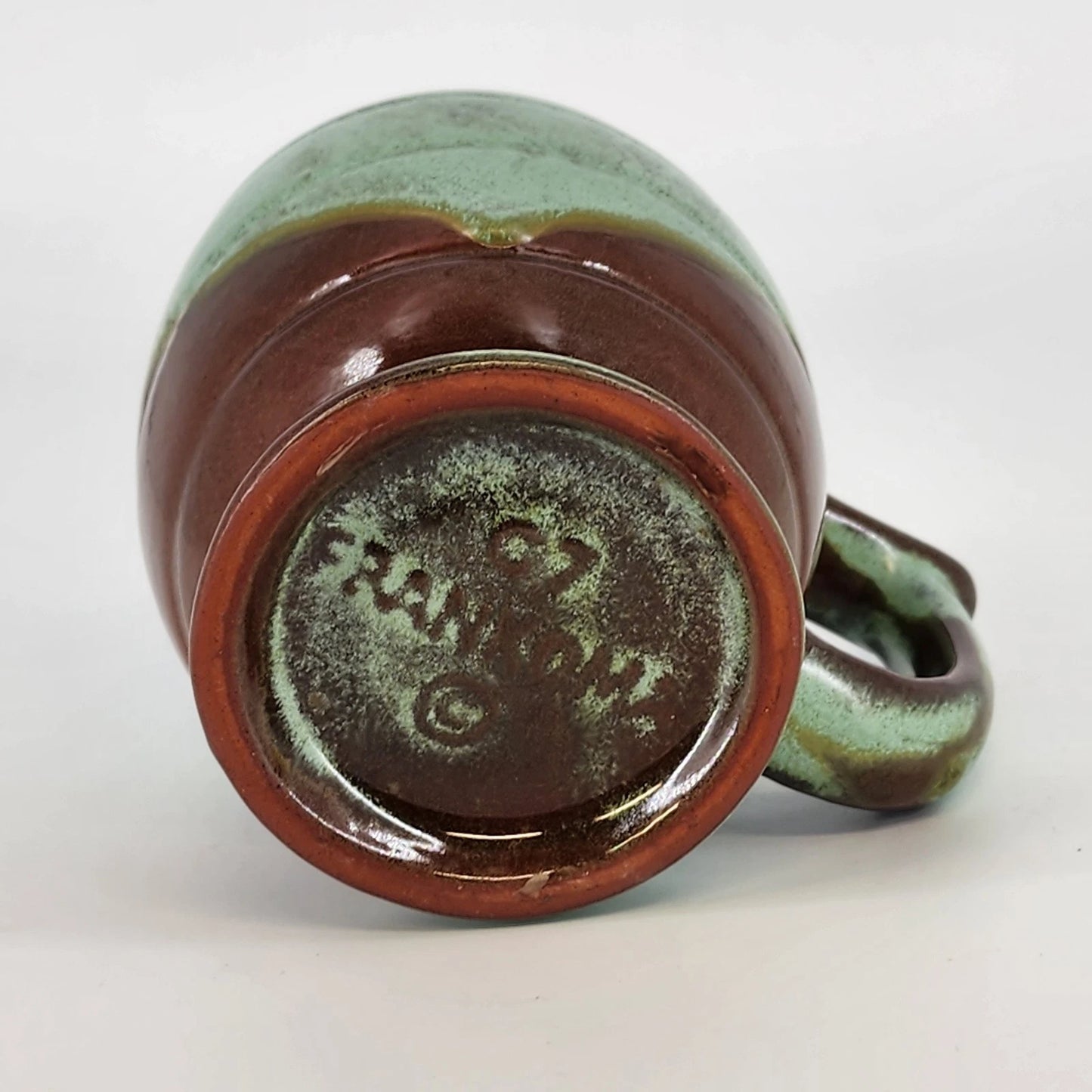 Vintage Frankoma C7 Prairie Green Ada Clay Coffee Mug