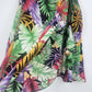 California Krush Tropical Wrap Skirt Women's Medium Rayon Floral 90s Vtg Mexico
