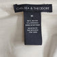 Pullover Tunic Top Chelsea & Theodore Women's Medium White Rayon Spandex Stretch