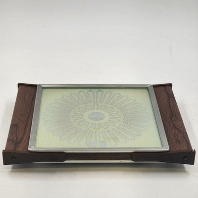 Salton Hotray H-907M Electric Food Warmer Glass Top Warming Plate 150 W 7.5" Sq